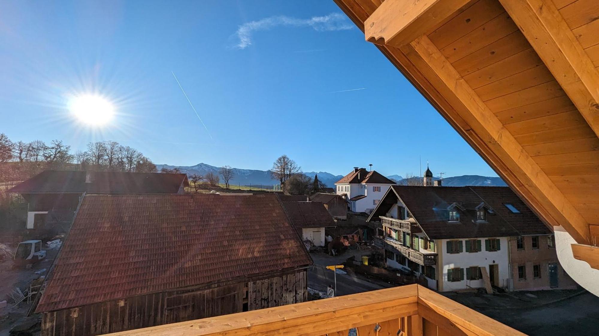 Liboria I Traumhafte Ferienwohnung In Aidling Am Riegsee Mit Atemberaubendem Panoramablick! Exterior photo