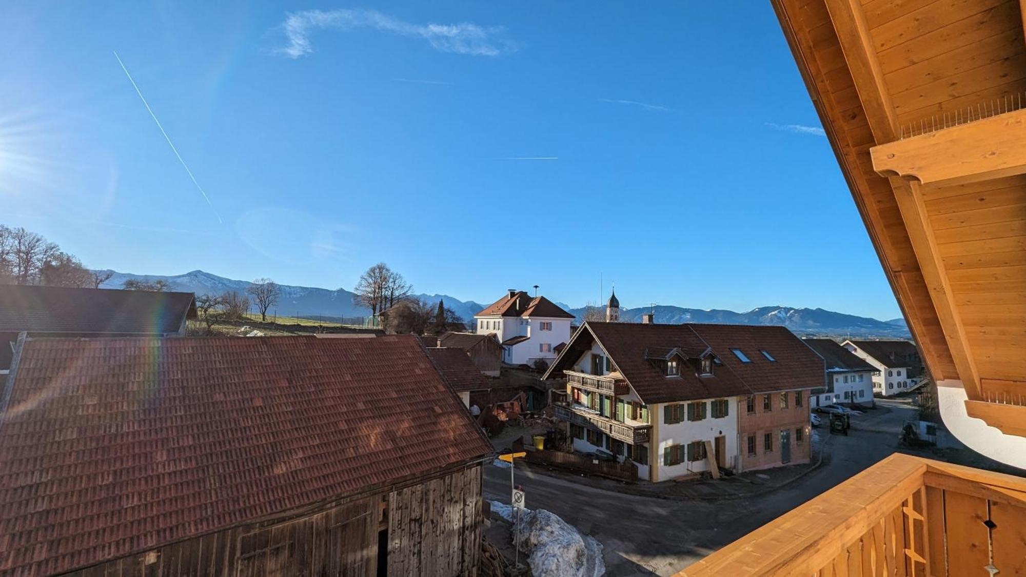 Liboria I Traumhafte Ferienwohnung In Aidling Am Riegsee Mit Atemberaubendem Panoramablick! Exterior photo