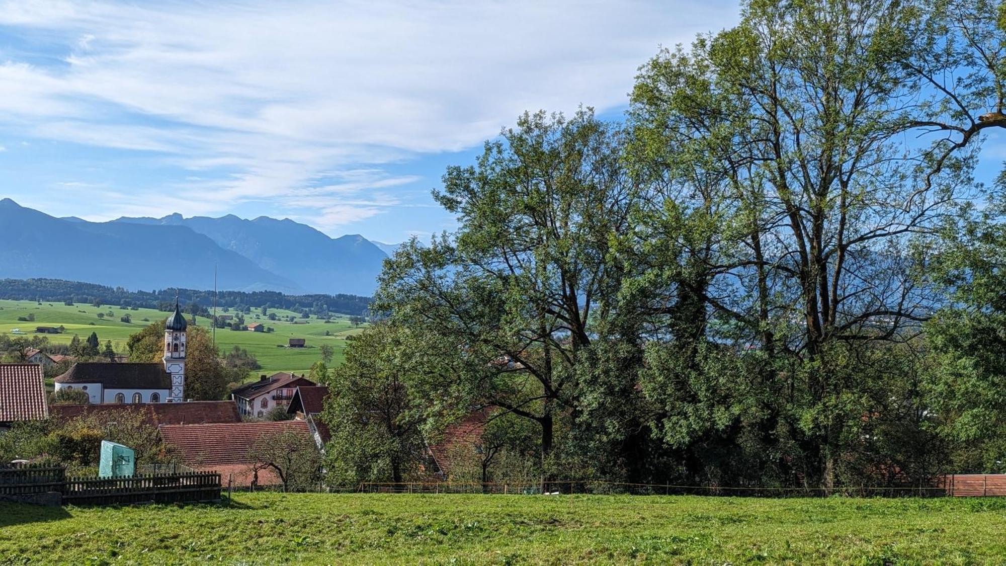Liboria I Traumhafte Ferienwohnung In Aidling Am Riegsee Mit Atemberaubendem Panoramablick! Exterior photo